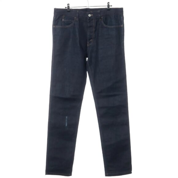 Gucci Cotton Denim Pants Navy Blue - Picture 1 of 15